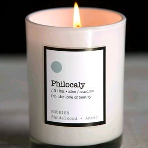 Candle - Philocaly (NOURISH - Sandalwood + Amber)